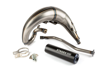 Beta RR Enduro 50 2T - Pot d'échappement Streetrace High Mount gauche bleu noir