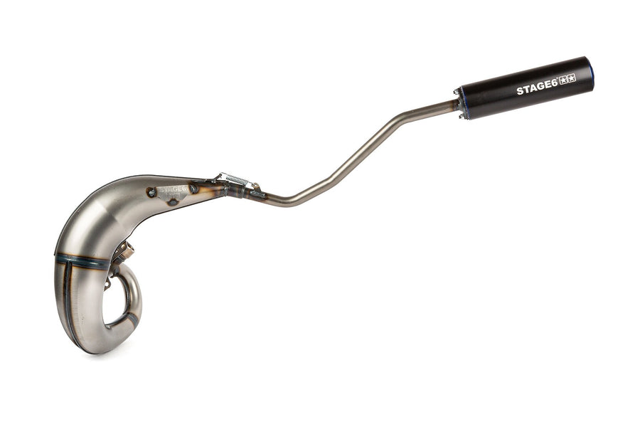 Beta RR Enduro 50 2T - Exhaust Streetrace High Mount left blue black