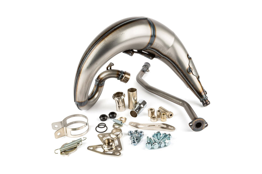 Beta RR Enduro 50 2T - Exhaust Streetrace High Mount left red black