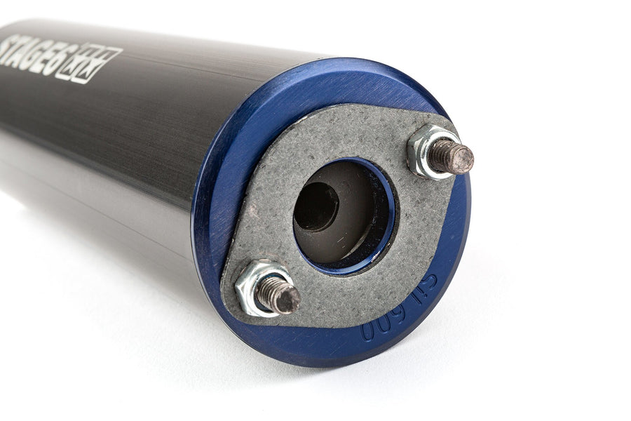 Beta RR-T SM 50 2T - Pot d'échappement Streetrace Bleu Noir