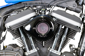 Harley-Davidson Xl 1200 Sportster [2020] - Air Stinger Stealth Luftfiltersatz – Oberfläche: Schwarz – Bild 2