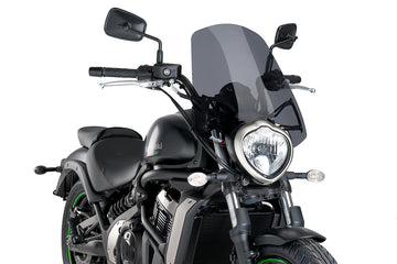 TRIUMPH BONNEVILLE T 120 NOIR [2025] - Pare-brise Touring nouvelle génération | Fortement tonique | PUIG8164F