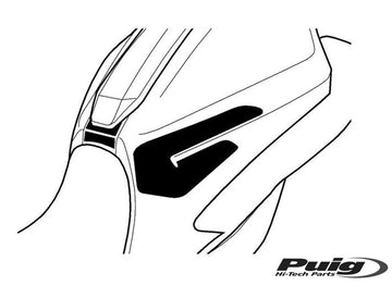YAMAHA MT-07 MOTO CAGE [2017] – Protection de réservoir spécifique – Look carbone - 0