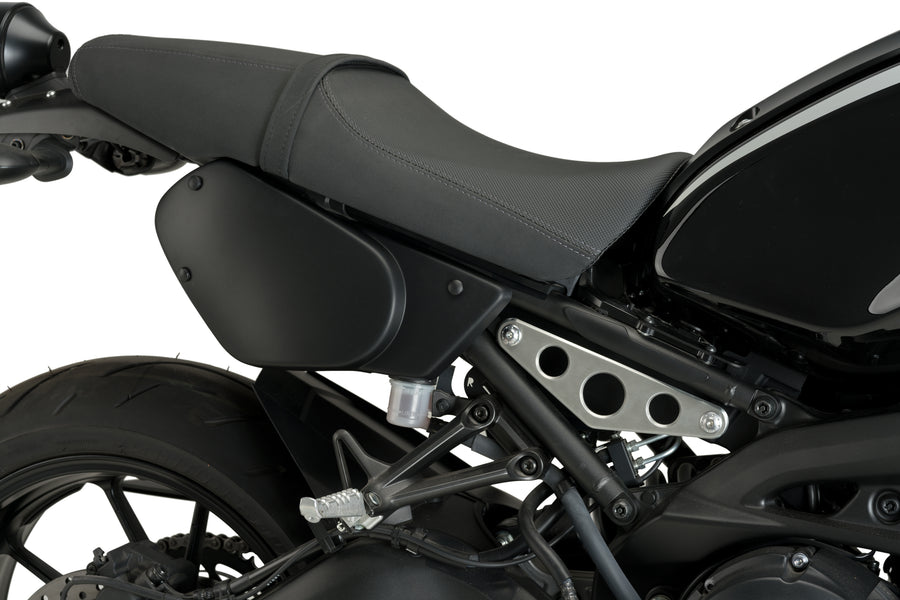 YAMAHA XSR 900 [2019] – Caches latéraux rétro – look carbone