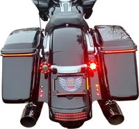 Harley Davidson Flhx [CUSTOM DYNAMICS] – Cadre de plaque d'immatriculation à rayon LED