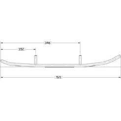 SKI DOO SKANDIC WT 550 F [2004-2011] - Sno-X Slasher Six Runner 6" en métal dur
