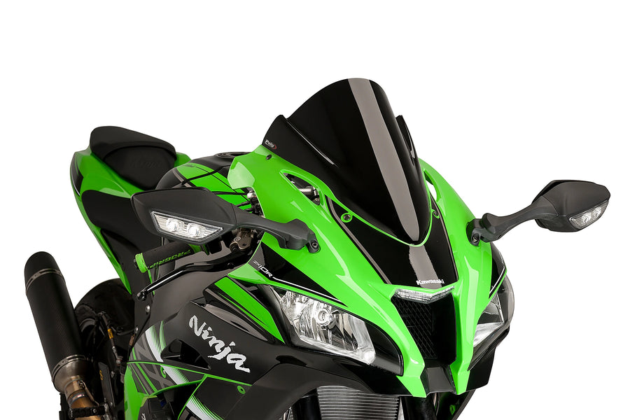 KAWASAKI ZX-10RR NINJA PERFORMANCE [2018] - Bulle Z-Racing | Noir | PUIG8912N
