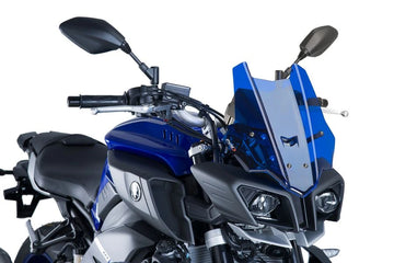 TRIUMPH BONNEVILLE T 120 NOIR [2025] - Bulle tourisme PUIG | Bleu | PUIG8917A