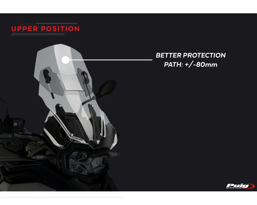 BMW F 750 GS [2024] – Bulle réglable – Transparent