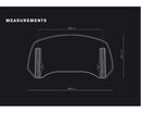 KTM 890 SMT [2025] – Disque de spoiler 2.0 fixé avec vis – Transparent-14