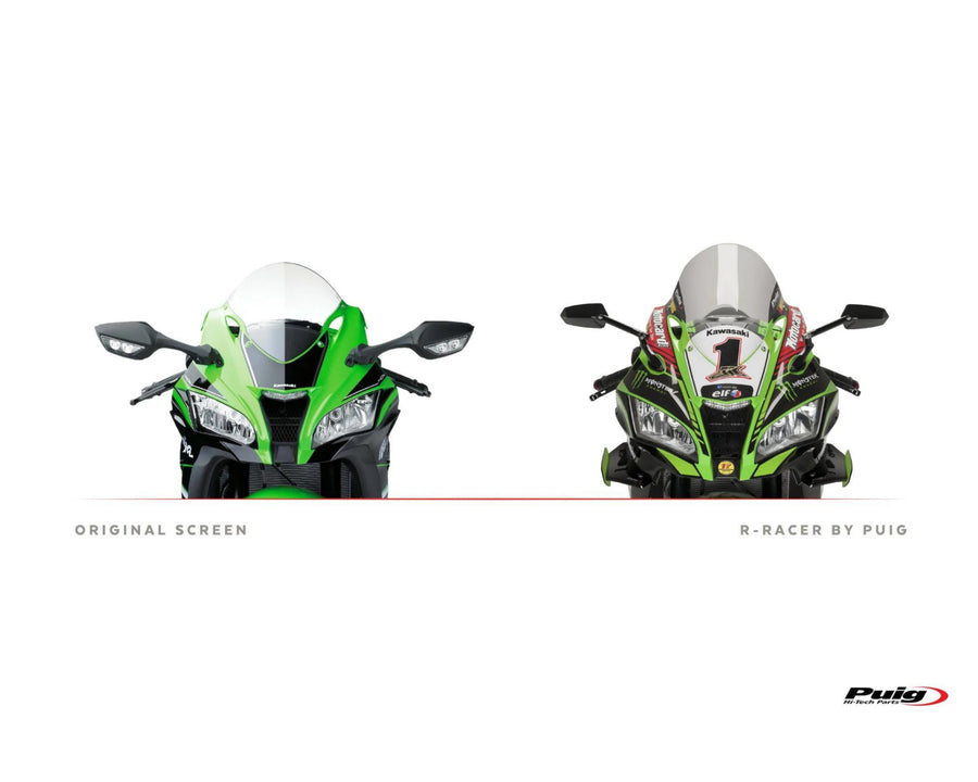 KAWASAKI ZX-10RR NINJA PERFORMANCE [2018] – Bulle R-Racer – Noir