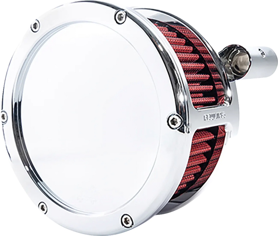 Harley-Davidson FLRT 1690 Freewheeler [2015-2016] - BA Luftfilterkit – Oberfläche: Verchromt, Rot – Bild 1