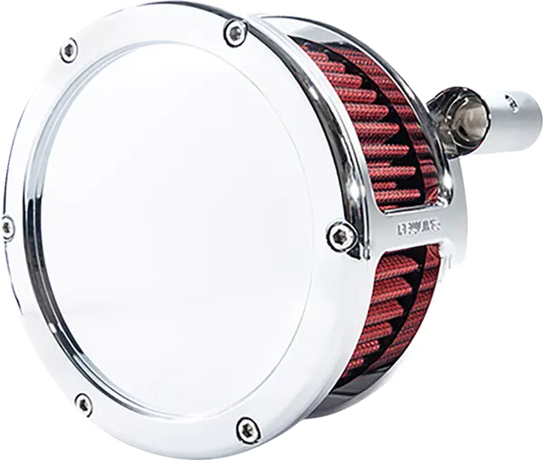 Harley-Davidson FXSE 1800 Pro Street Breakout CVO [2016-2017] - BA Luftfilterkit – Oberfläche: Verchromt, Rot – Bild 2