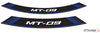 YAMAHA MT-09 SPORT TRACKER [2016] - Special rim edge stickers | Blue | PUIG 9135A