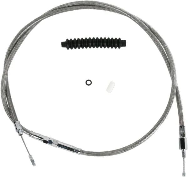 Harley Davidson Fxwg [DRAG SPECIALTIES] - High Efficiency Braided Stainless Steel Clutch Cable