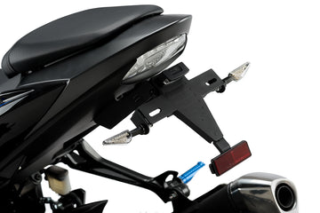 SUZUKI GSX-S750 / GSX-S1000 / GSX-S1000F - support de plaque d'immatriculation | Noir | PUIG9422N