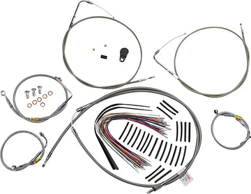 Harley Davidson Touring [BURLY BRAND] - Kit de fixation de poignée pour les anciens modèles Touring avec guidon Bagger Bar - 0