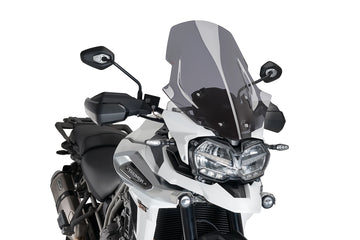 TRIUMPH BONNEVILLE T 120 NOIR [2025] - bulle tourisme | Fortement tonique | PUIG9613F