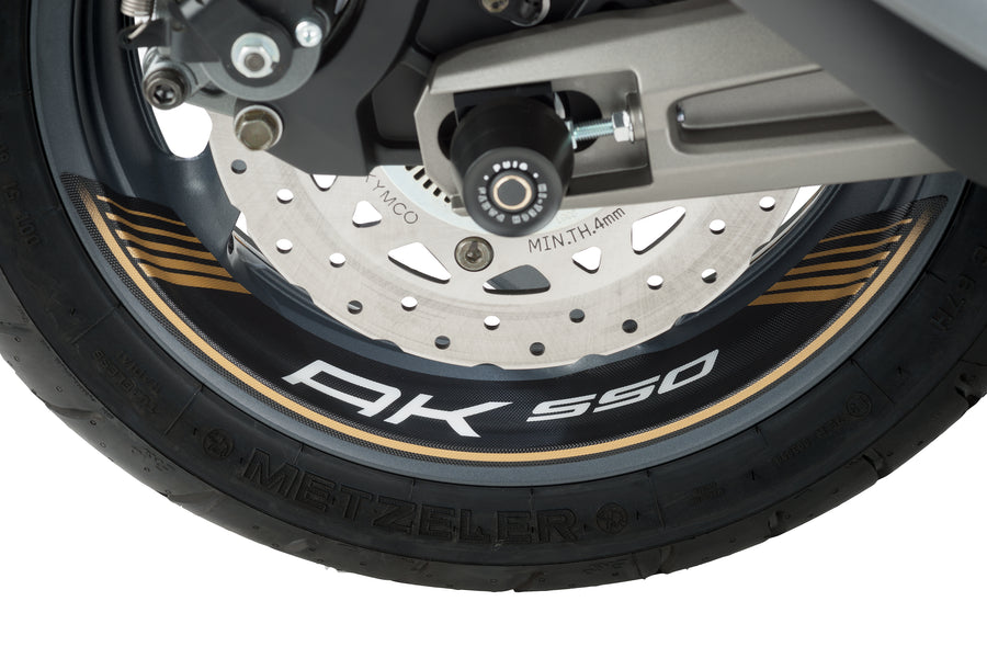 KYMCO AK 550 PREMIUM [2025] – Fond de jante spécial – Argent