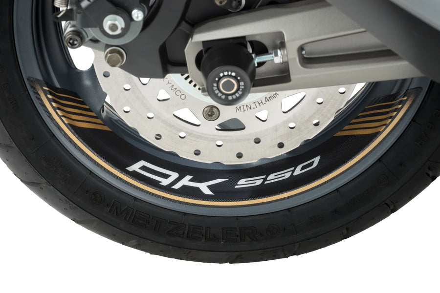 KYMCO AK 550 PREMIUM [2025] – Fond de jante spécial – Argent