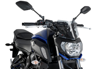 TRIUMPH BONNEVILLE T 120 NOIR [2025] - Pare-brise sport nouvelle génération | Teinté | PUIG9666H