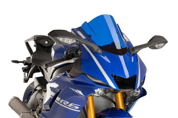 YAMAHA YZF-R6 RACE [2025] - PUIG Z-Racing screen | Blue | PUIG 9723A