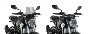 HONDA CB 300 R NEO SPORTS CAFE [2023] - Pare-brise sport nouvelle génération | Teinté | PUIG9734H