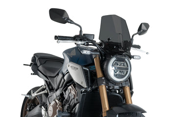 TRIUMPH BONNEVILLE T 120 NOIR [2025] - Pare-brise sport nouvelle génération | Fortement tonique | PUIG9748F