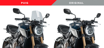 TRIUMPH BONNEVILLE T 120 NOIR [2025] - Pare-brise sport nouvelle génération | Teinté | PUIG9748H