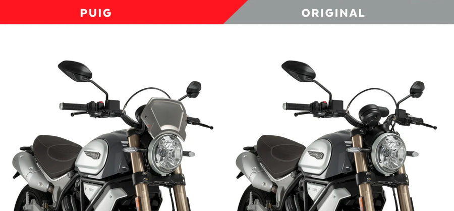 DUCATI SCRAMBLER 1100 DARK PRO [2025] – ALU faceplate – silver