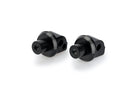 APRILIA SHIVER 900 [2020] – Adaptateur repose-pieds passager en caoutchouc – noir-2