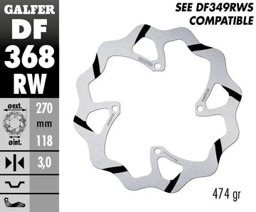 Suzuki Rm Z 250 [2020-2023, 2025-2026, 2023-2024] - DISQUE DE FREIN FIXE WAVE RAINURÉ OVERSIZE – Photo 2