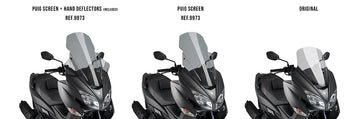 KYMCO AK 550 [2023] - V-Tech Line Touring Windshield | Tinted | PUIG 9973H
