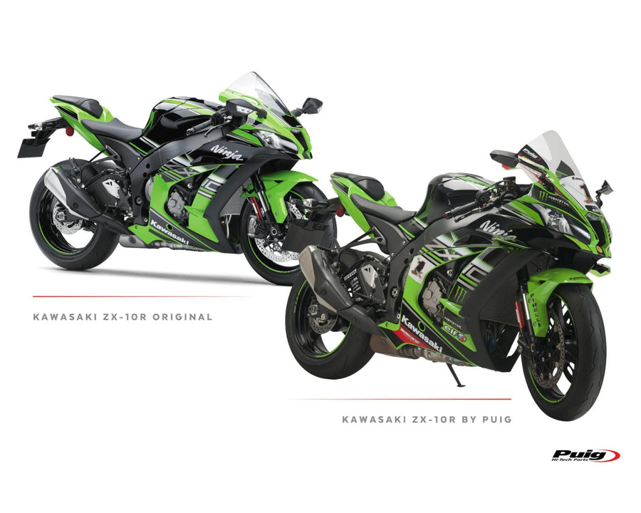 KAWASAKI ZX-10RR NINJA PERFORMANCE [2018] – Bulle R-Racer – Noir