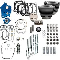 Harley-Davidson FLHTCUTG 1750 Tri Glide Ultra 107 [2018, 2019] - 132" Power Package Motorleistungs-Kit – Oberfläche: Black Granite – Bild 12