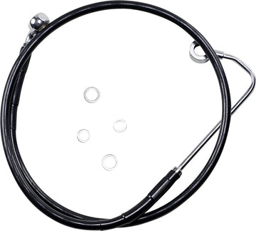 Harley Davidson FXS [DRAG SPECIALTIES] - Kit de conduite de frein en vinyle noir étendu - 0