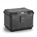Top case ALPINA Monolock en aluminium, noir - 44 litres, avec plaque universelle et kit de montage