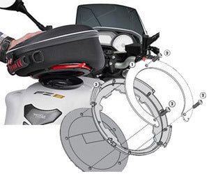 Yamaha MT 03 321 [2016–2019] – Befestigungsring für Tanklock