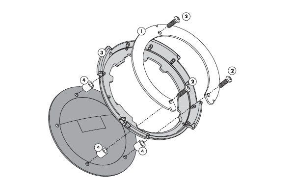 Yamaha MT 03 321 [2016–2019] – Befestigungsring für Tanklock