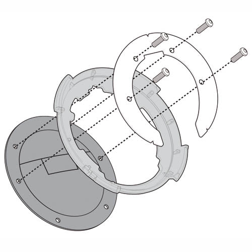 BMW R 1200 GS [GIVI] - Befestigungsring für TANKLOCK