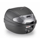 E300 - Monolock top case, 30 L., black - reflector with silver coating, with plate