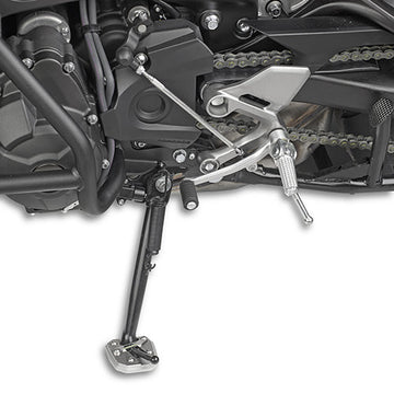 Yamaha Tracer 900 GT [2018–2020] – Seitenständerfuß-Verbreiterung aus Alu/Edelstahl