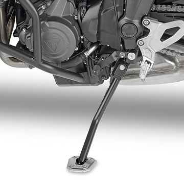 Triumph Tiger Sport 660 [GIVI] - Fuß-Verbreiterung aus Aluminium und Edelstahl für den Original Seitenständer
