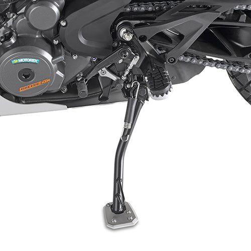 KTM Adventure R 790 [2019–2020] – Seitenständerfuß-Verbreiterung Alu/Edelstahl