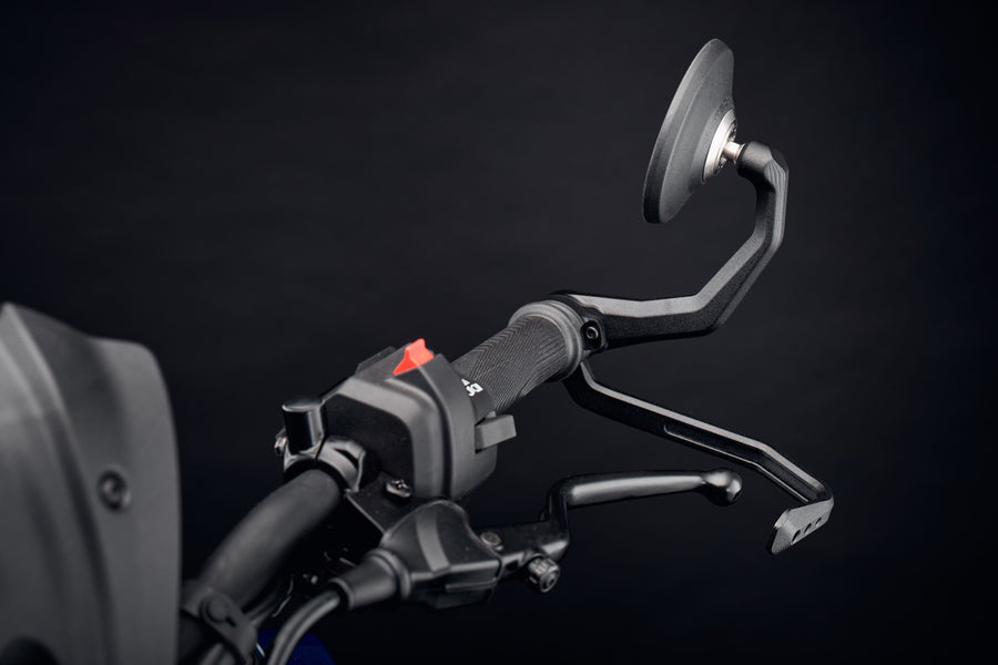 KTM 390 Duke [2024+] - Handlebar end mirror and lever protector kit retro