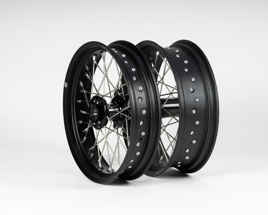 KTM 250 EXC F [2007-2026] - Paire de roues Supermotard noir