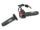Kawasaki KMX 125 [1996] - Gasgriff rechts Gasdrehgriff Kill switch Griffgummis