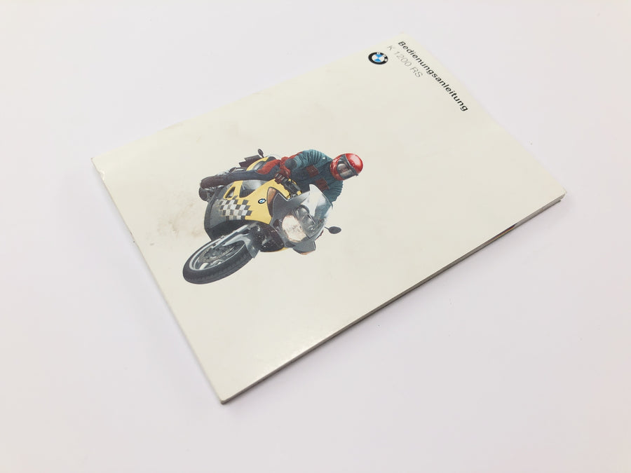 BMW K 1200 RS [1997] - Manuel d'utilisation Manuel du conducteur Instructions d'utilisation