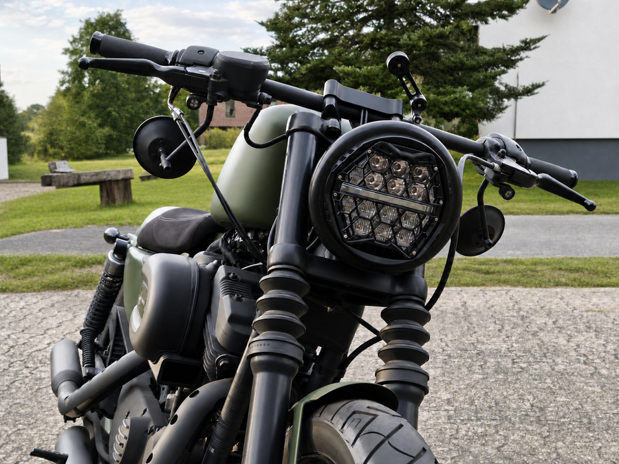 Suzuki GS 500 550 750 850 1000 [MOTORIZE] - LED headlight 7 inches