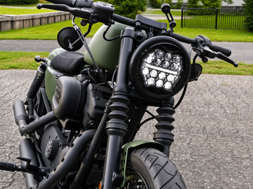 Kawasaki W650 W800 [MOTORISER] - Phare LED 7 pouces